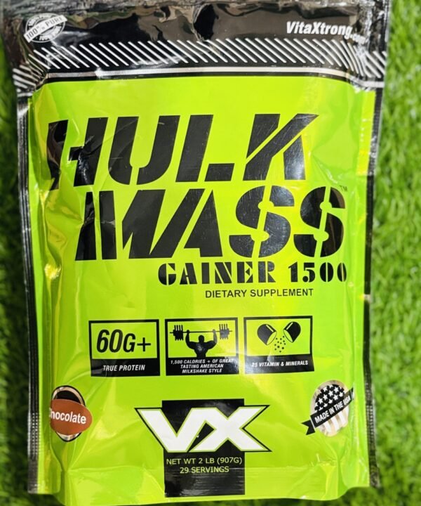 The incredible Hulk Mass Gainer 1Kg/1000Gm 1630calories - Best Price in Pakistan | GreyMart