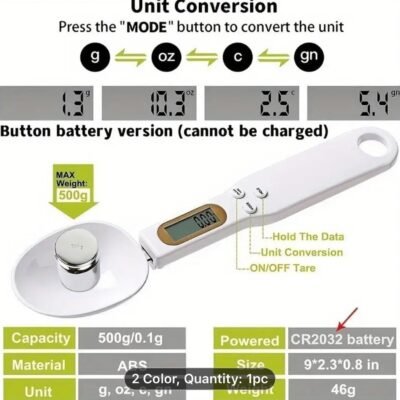 Digital Measuring Spoon Scale 500g - Best Price in Pakistan | GreyMart