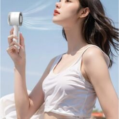 Alternative view of Cooler, 100 Speeds Rechargeable Mini Cooling Fan wi HandFan 5200mAh High Speed Handheld Turbo Fan, 13000 RPM Powerful