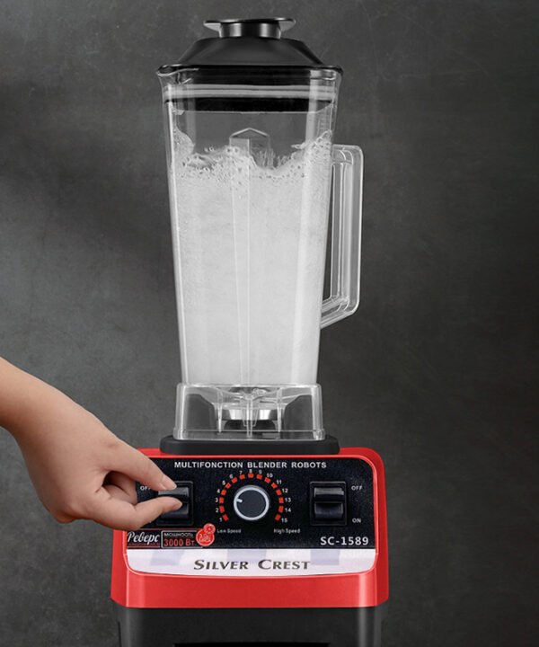 Silver Crest Heavy Duty German Powerful Blender 2 in 1 4500 Watts Power Full Motor 2l Large Capacity Unbreakable Jug - Image 5