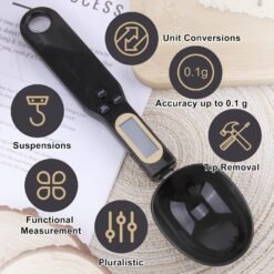 Alternative view of Digital Measuring Spoon Scale 500g, High Precision 0.1g LCD Electronic Kitchen Scale, Weighing Spoon