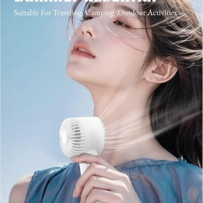Cooler, 100 Speeds Rechargeable Mini Cooling Fan wi HandFan - Best Price in Pakistan | GreyMart
