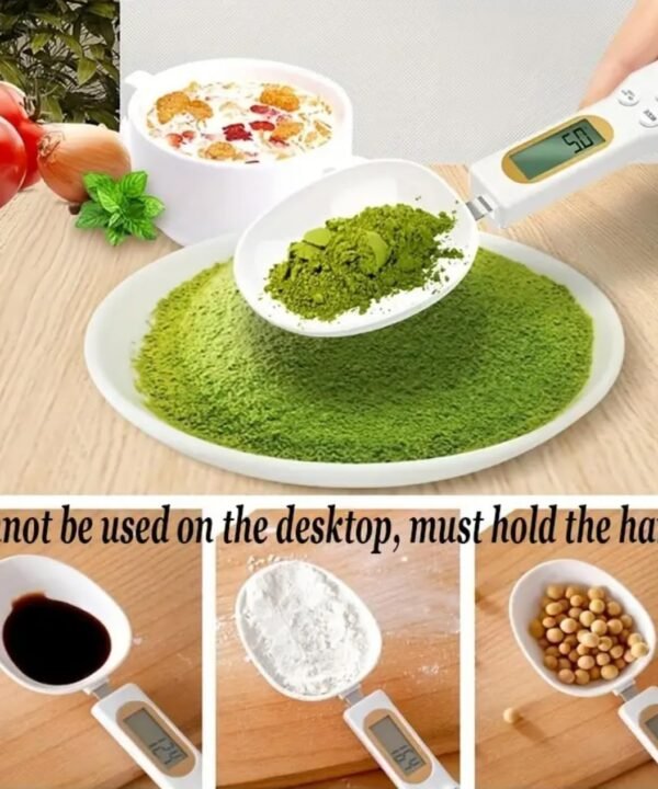 Digital Measuring Spoon Scale 500g, High Precision 0.1g LCD Electronic Kitchen Scale, Weighing Spoon - Image 4