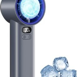 Cooler, 100 Speeds Rechargeable Mini Cooling Fan wi HandFan 5200mAh High Speed Handheld Turbo Fan, 13000 RPM Powerful