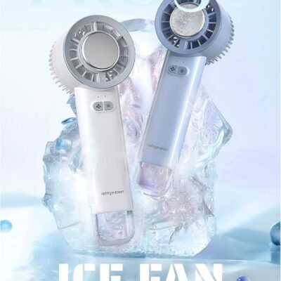 Cooler, 100 Speeds Rechargeable Mini Cooling Fan wi HandFan - Best Price in Pakistan | GreyMart