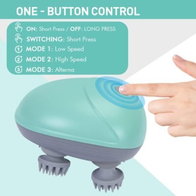 Electric Scalp Massager,Waterproof Head Massager for Hair - Best Price in Pakistan | GreyMart