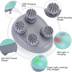 Alternative view of Electric Scalp Massager,Waterproof Head Massager...