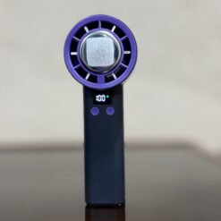 Cooler, 100 Speeds Rechargeable Mini Cooling Fan with HandFan 5200mAh High Speed Handheld Turbo Fan, 13000 RPM Powerful