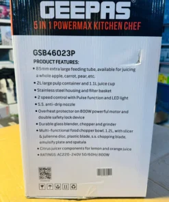 GEEPAS 5 in 1 Food...