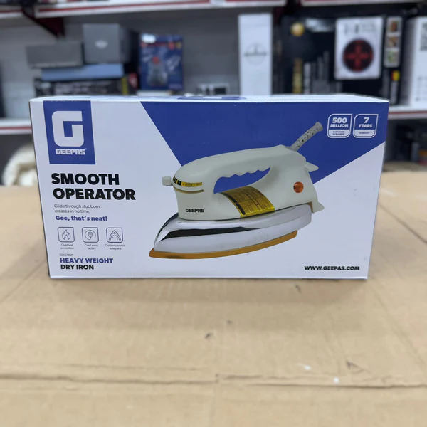 Geepas Heavy Weight Dry Iron 7080P - Image 7
