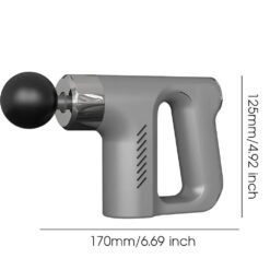 Alternative view of Blueidea FASCIA GUN Massage Gun, High-Quality Massager for Muscles and Fascia, Adjustable Intensity Levels for Massaging Back,