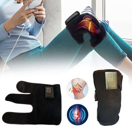 BlueIdea Knee Rechargeable Portable Massager (One Piece) Knee Support Belt Kneepad Compression Sleeve, Male and Female Articulated Knee Pads, Fatigue, Meniscus Tear, Knee Support Electric Heated Knee Pad Warm Leg Wrap Belt Brace Arthritis Pain Relief - Image 6