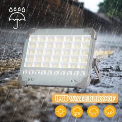 Ritmo 300 LED Solar Lights Outdoor with Cabble, Solar Flood Light, IP66 Waterproof with 5 Mode Indicator Solar Safety Street Light for Yard, Balcony, Garage. - Image 18