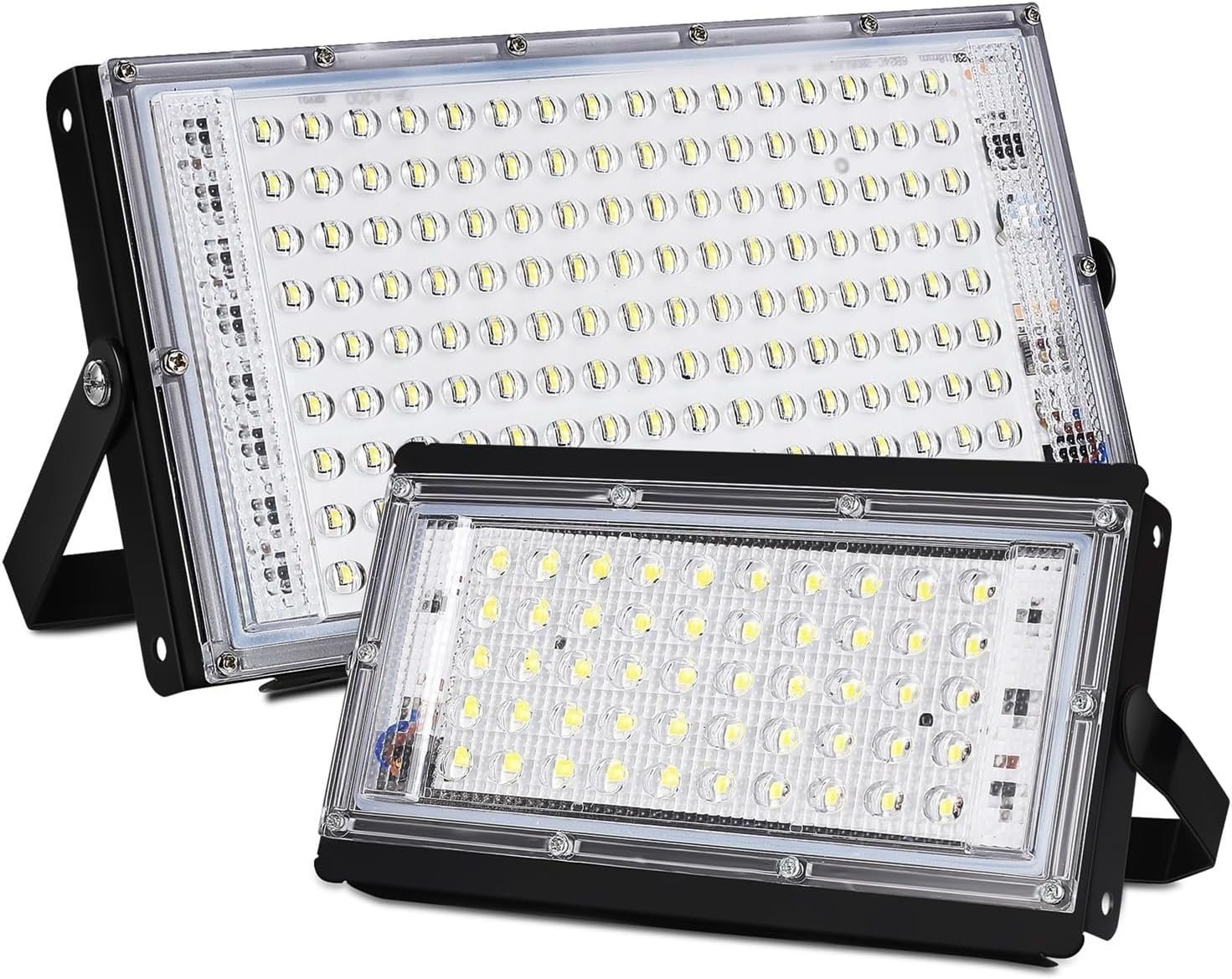 12w WARM Led Flood Light Flood Light 50w Led Exterior Lighting Outdoor Led Projector Reflector Lamp Spotlight Waterproof Street Lamp for Garage, Yard, Lawn, Garden ( Color : 2 _WARM and WHITE (Copy) - Image 11