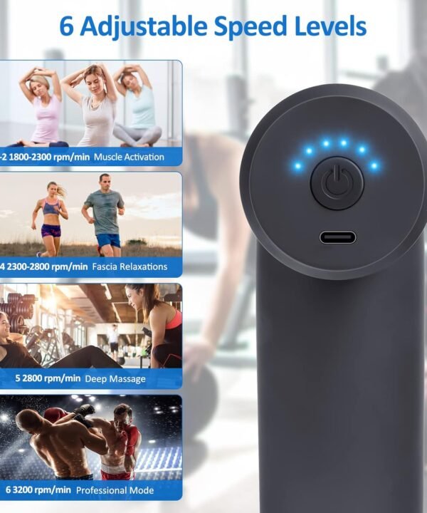 PPW Mini Massage Gun Deep Tissue Light Massage - Best Price in Pakistan | GreyMart