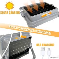 Ritmo 300 LED Solar Lights Outdoor with Cabble, Solar Flood Light, IP66 Waterproof with 5 Mode Indicator Solar Safety Street Light for Yard, Balcony, Garage. - Image 17