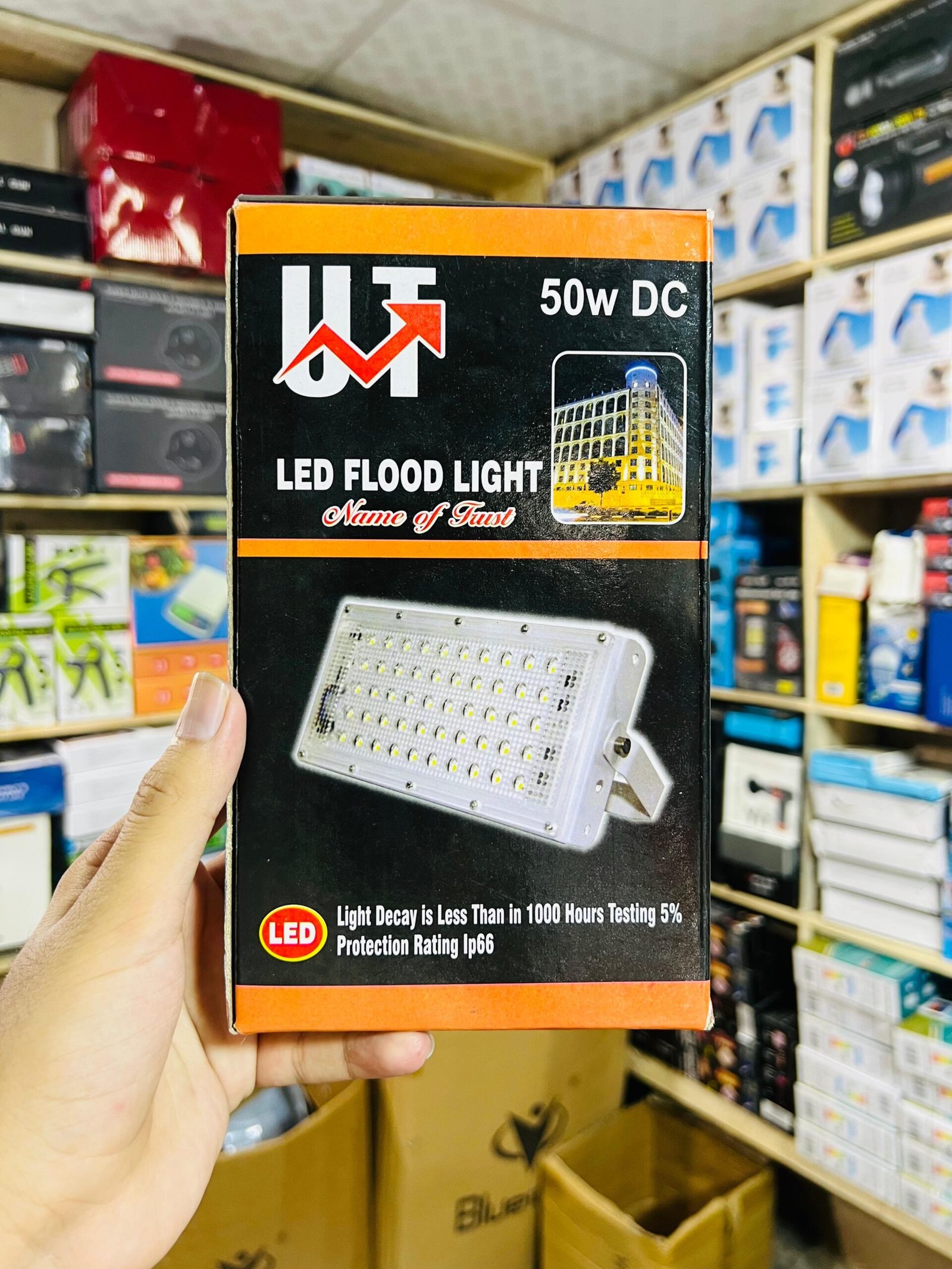 12w WARM Led Flood Light Flood Light 50w Led Exterior Lighting Outdoor Led Projector Reflector Lamp Spotlight Waterproof Street Lamp for Garage, Yard, Lawn, Garden ( Color : 2 _WARM and WHITE (Copy) - Image 20