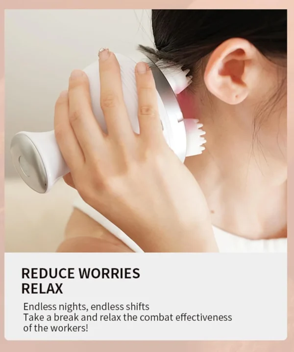 Rechargeable Head Scalp & Full Body Massager - Say Goodbye to Stress - Image 3