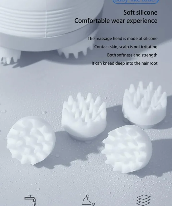 Rechargeable Head Scalp & Full Body Massager - Say Goodbye to Stress - Image 6