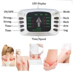 Blueidea Electronic Pulse Massager Therapy Stroke Slimming Machine For Pain Relief & Fitness Acupuncture Therapy Machine English Version For Pain Relief & Fitness Electronic Pulse Massager - Digital Physiotherapy Machine - Stroke acupuncture slippers