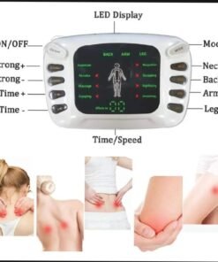 Blueidea Electronic Pulse Massager Therapy Stroke Slimming Machine For Pain Relief & Fitness Acupuncture Therapy Machine English Version For Pain Relief & Fitness Electronic Pulse Massager - Digital Physiotherapy Machine - Stroke acupuncture slippers
