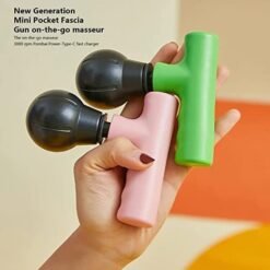 Blueidea Mini Facial Deep Muscle Massager Gun Percussion Muscle Massager for Full Body Pain Relief of Neck,