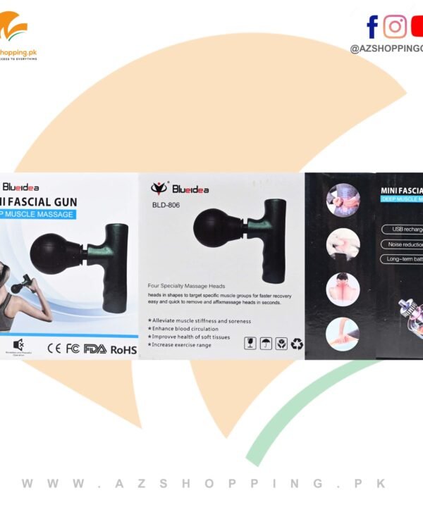 Blueidea Mini Facial Deep Muscle Massager Gun Percussion - Best Price in Pakistan | GreyMart