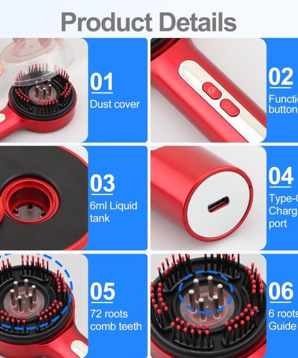 Alternative view of Scalp Massager with Hair Oil...