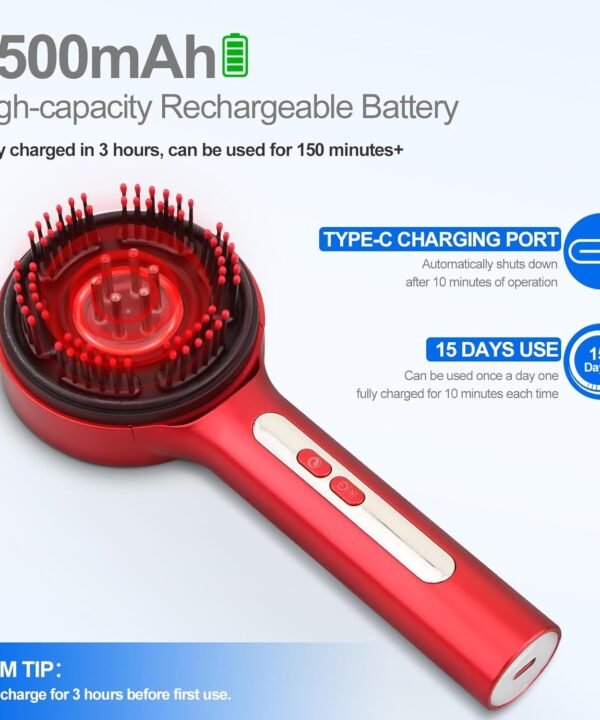 Scalp Massager with Hair Oil Applicator Hair Brush Electric - Best Price in Pakistan | GreyMart
