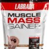 Labrada Nutrition Muscle Mass Gainer, Chocolate, 2 Pound | High-Calorie Protein Shake with BCAAs & Creatine Monohydrate