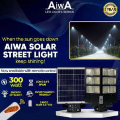 LED 300V Series Heavy-Duty Solar Street Light one time investment 300W Solar Street Light – High-Efficiency LED, Waterproof, Dusk-to-Dawn Auto Operation - Image 12