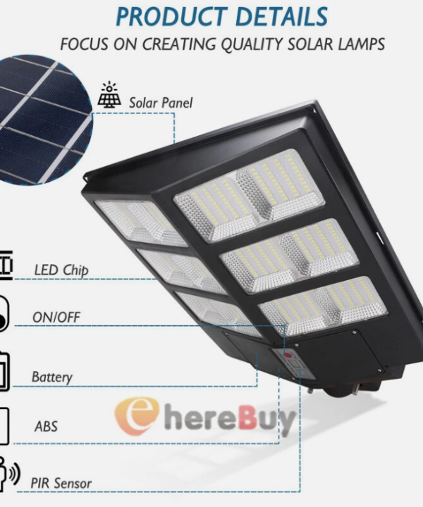 LED 300V Series Heavy-Duty Solar Street Light one time - Best Price in Pakistan | GreyMart