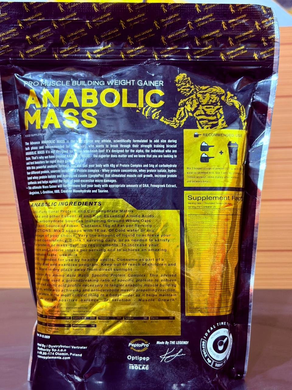 Anabolic Mass Gainer Protein 1KG - Image 5
