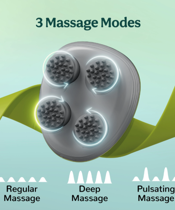 New Electric Head Massager Wireless Scalp Massager - Image 4