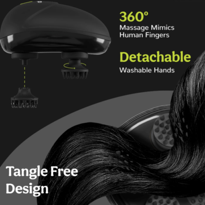New Electric Head Massager Wireless Scalp Massager - Best Price in Pakistan | GreyMart