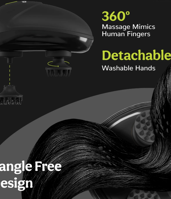 New Electric Head Massager Wireless Scalp Massager - Image 7