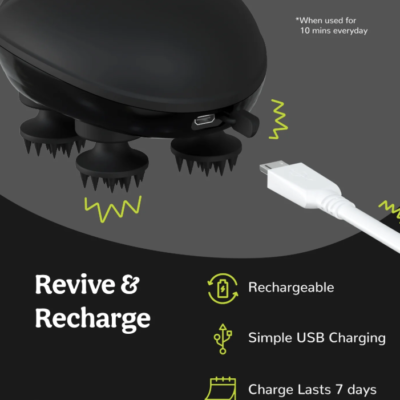 New Electric Head Massager Wireless Scalp Massager - Best Price in Pakistan | GreyMart