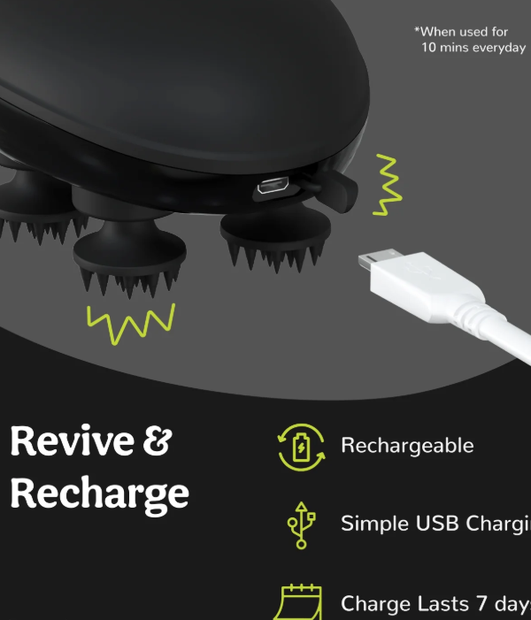 New Electric Head Massager Wireless Scalp Massager - Image 10