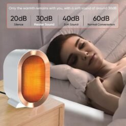 Heater Fan Heater Portable Heater - Room Electric Heaters Mini Camping Heater Tower | Ceramic Heater Cooler Space Heater | Desk Tent Foot Bedroom Bathroom Oil Smart Column Convection Room Heater - Image 5