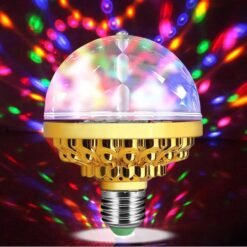 Rotating RGB Disco Light Bulb...