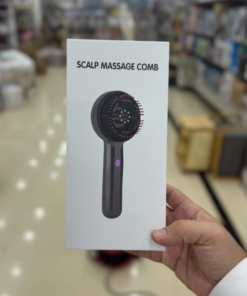 Rechargeable Scalp Massager Comb for Hair Growth & Relaxation