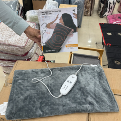 Electric Massaging Weighted Heating Pad