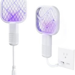 Usb Mosquito Killer Lamp 2 in 1 Multicunctional Angle Portable Bug Zapper Electric USB Rechargeable Mosquito Fly Bat Swatter - Image 7