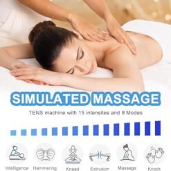 Tens Therapy Machine Massager Health Tens Acupuncture Device Relaxing Massage & Relaxation - Image 10