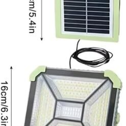 JLP-2193 Multifunctional Split Solar LED Light – Outdoor Security Floodlight with Remote Control, Type-C Charging & IP66 Waterproofing - Image 5