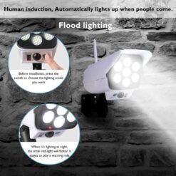 Motion Sensor Solar Lights 2000 Lumens 77 LEDs Spotlight with Remote Controller FloodLights Outdoor IP66 Waterproof - Image 9