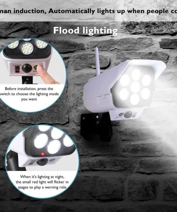 Motion Sensor Solar Lights 2000 Lumens 77 LEDs Spotlight - Best Price in Pakistan | GreyMart