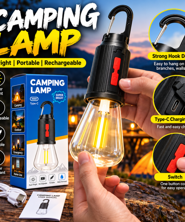 Rechargeable Camping Lamp Bulb with...