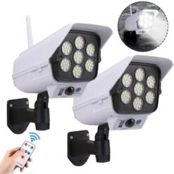 Motion Sensor Solar Lights 2000 Lumens 77 LEDs Spotlight with Remote Controller FloodLights Outdoor IP66 Waterproof - Image 10