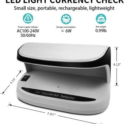 Portable Handy Small UV Counterfeit Detector Bank Note - Best Price in Pakistan | GreyMart